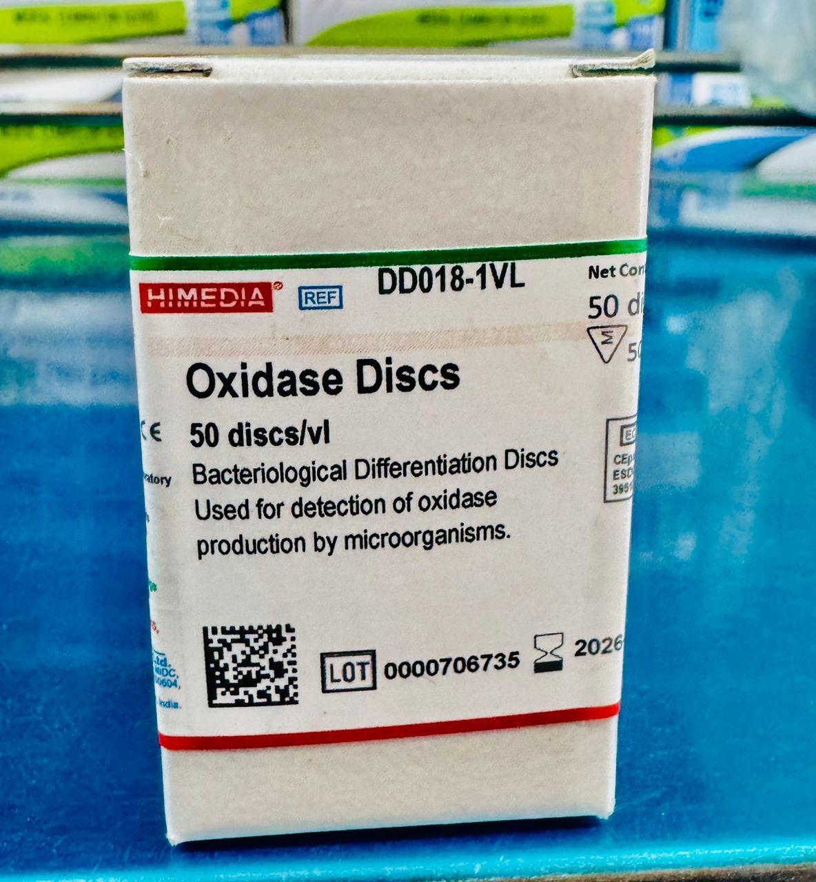 OXIDASE TEST KIT